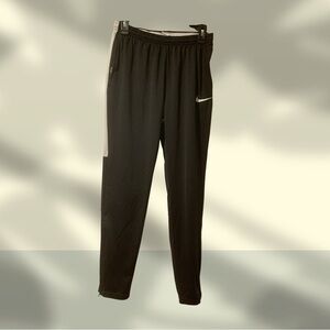 Nike Black Joggers with White Swoosh